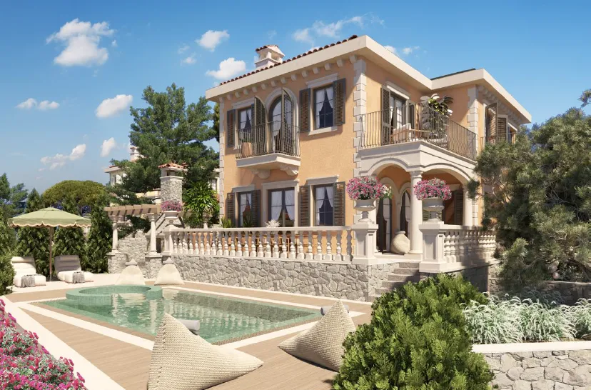 Luxury Sea-View Villa in the Second Row from the Coast, Herceg-Novi